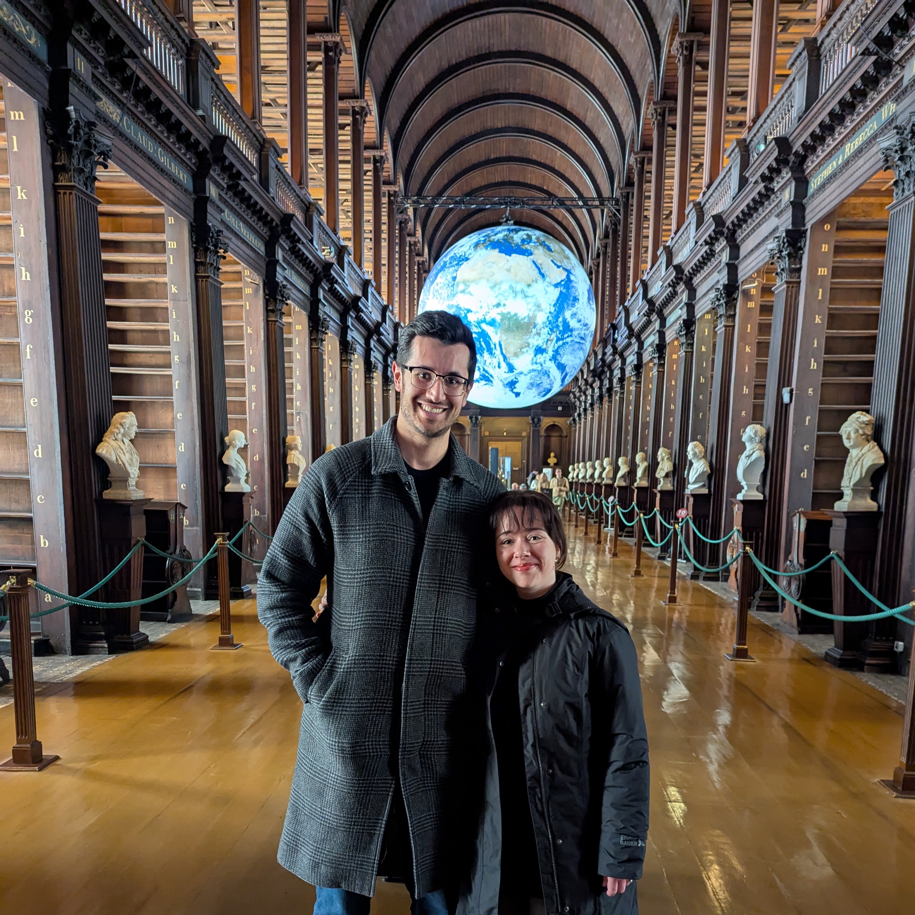 Trinity College's long hall